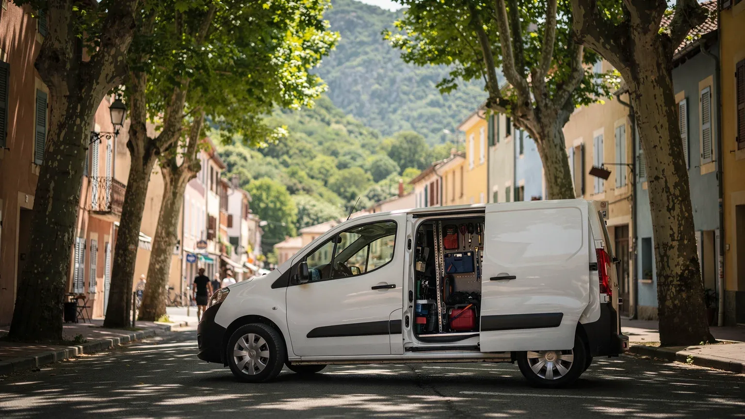 Fourgon d'intervention du serrurier à Le Boulou